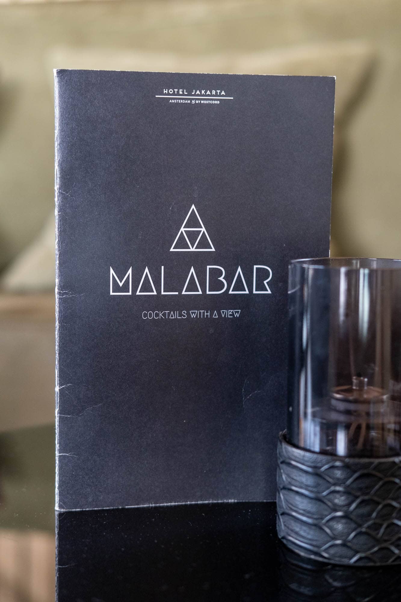 Menukaart Malabar cocktail lounge