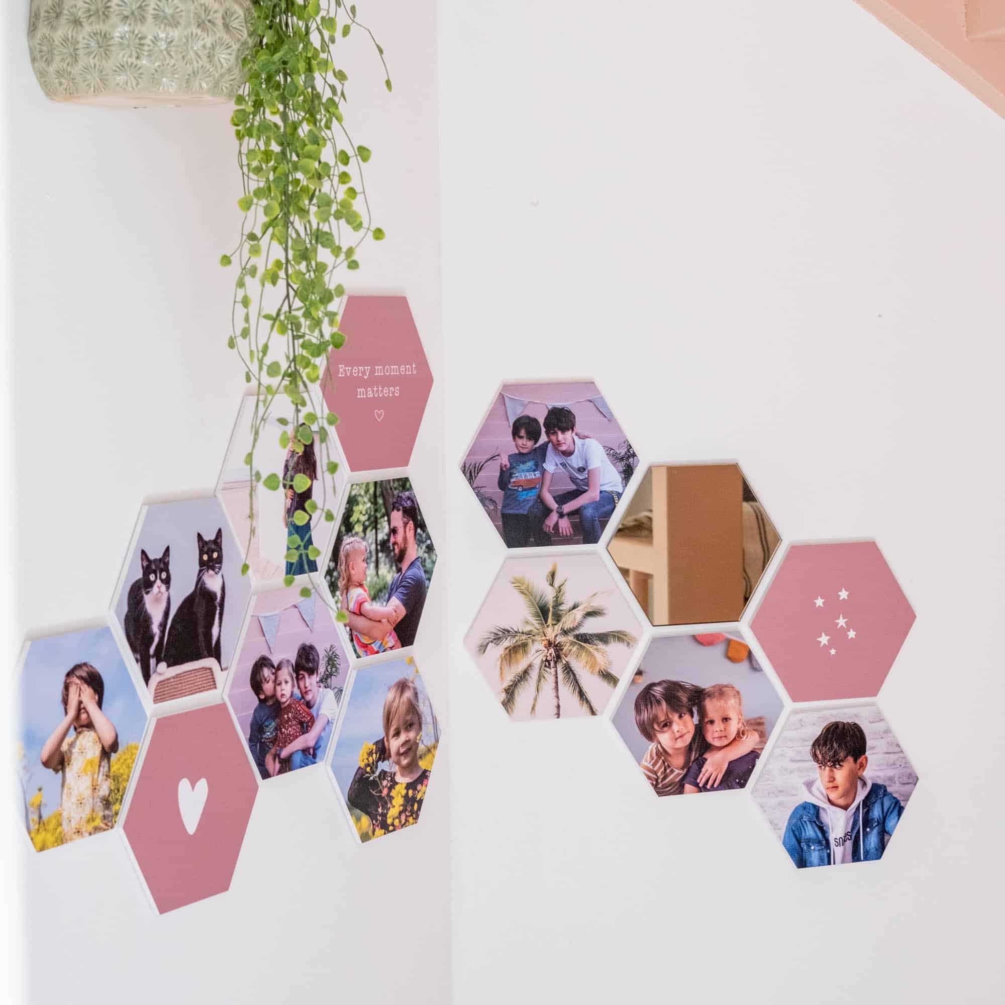 vakantiefoto's in huis